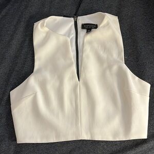 Topshop cropped blouse